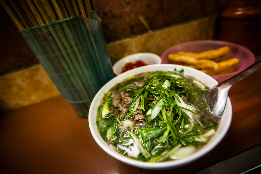 Traditional food in Vietnam: Pho